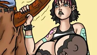Une femme au foyer vieille cochonne sexy séduisante joue avec ses seins et lui caresse la fente avec des doigts cloués
